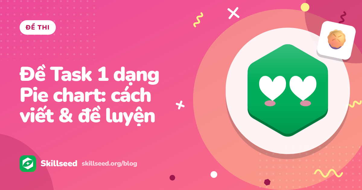 Đề IELTS Writing Task 1 dạng Pie chart: cách viết và đề luyện tập