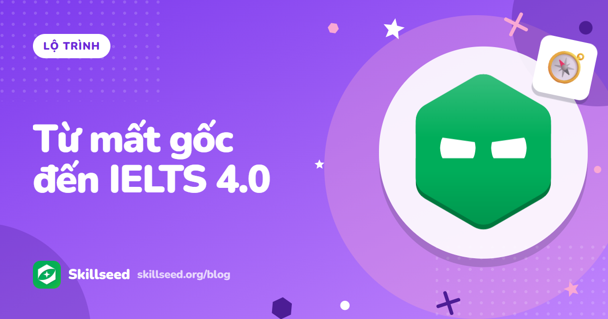 Mất gốc tiếng Anh: lộ trình IELTS từ 0 lên 4.0 trong 5–6 tháng